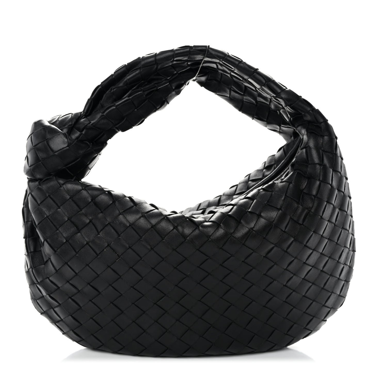 Nappa Intrecciato Teen Jodie Hobo Black