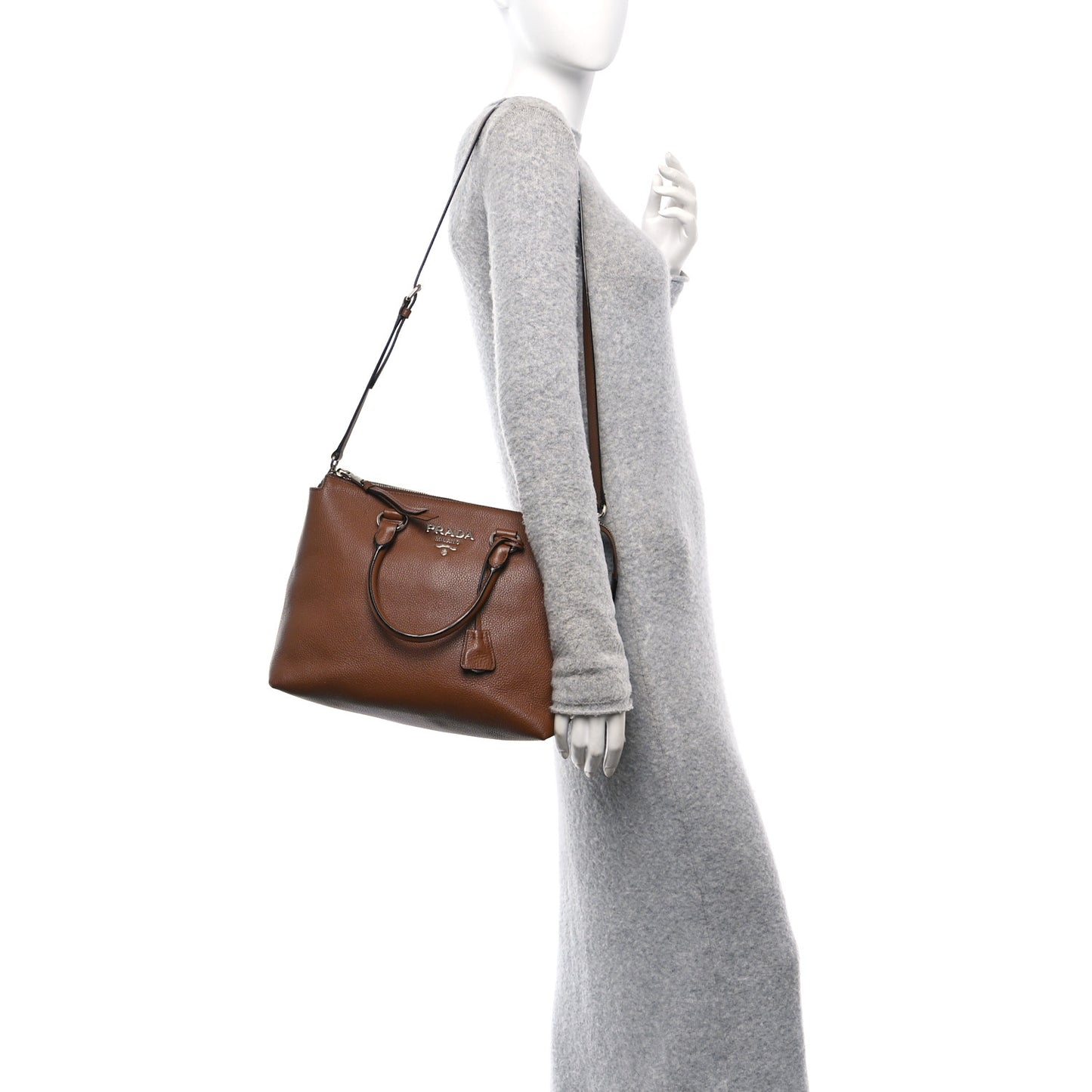 Vitello Phenix Tote Nocciolo