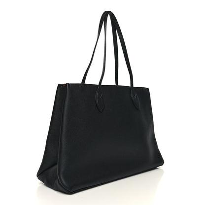 Louis Vuitton Grained Calfskin Lockme Shopper Black 3 of 10