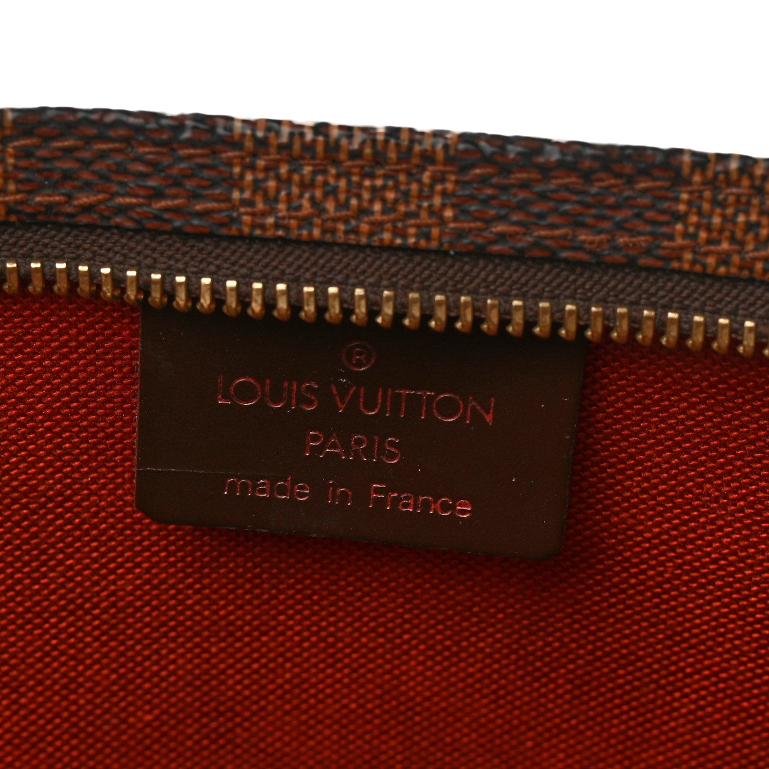 Louis Vuitton Damier Ebene Navona Pochette Accessories 7 of 10