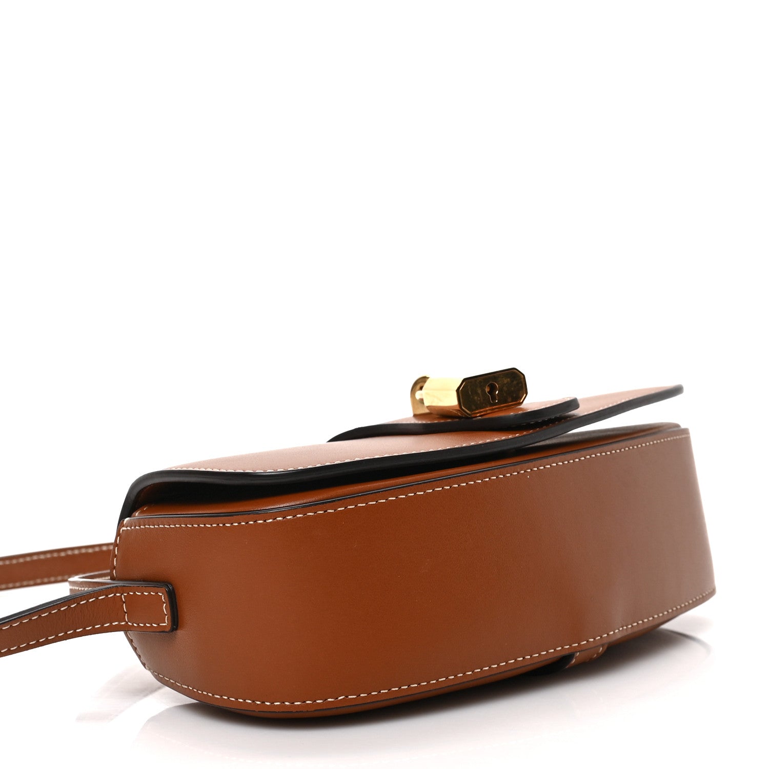 Celine Smooth Calfskin Tabou Clutch On Strap Tan 4 of 8