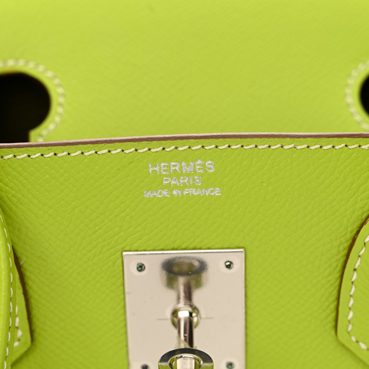 Epsom Candy Birkin 30 Kiwi Lichen