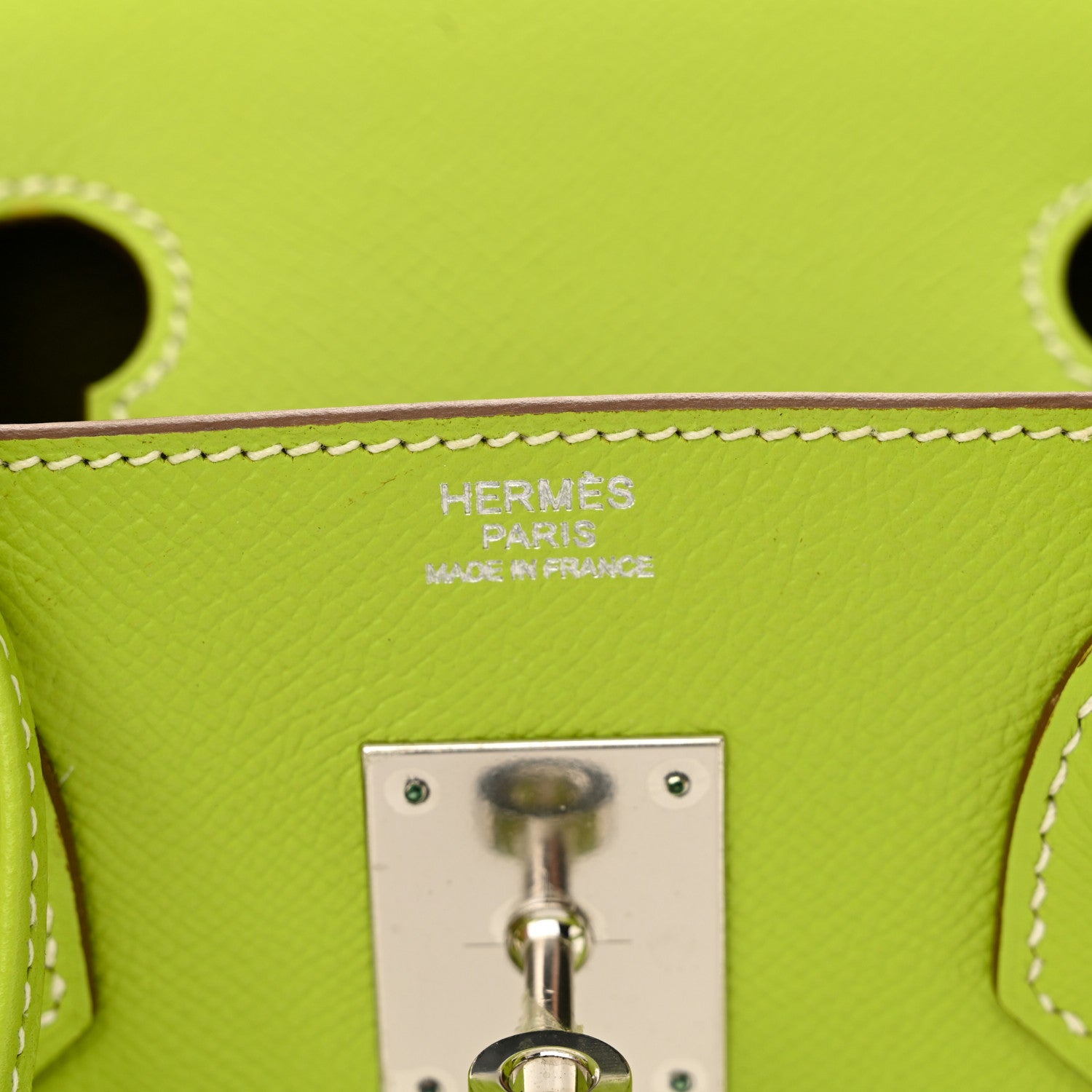 Hermes Epsom Candy Birkin 30 Kiwi Lichen 6 of 13