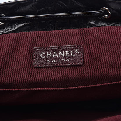 Chanel Calfskin Quilted Large Salzburg Mountain Backpack Black 6 of 10