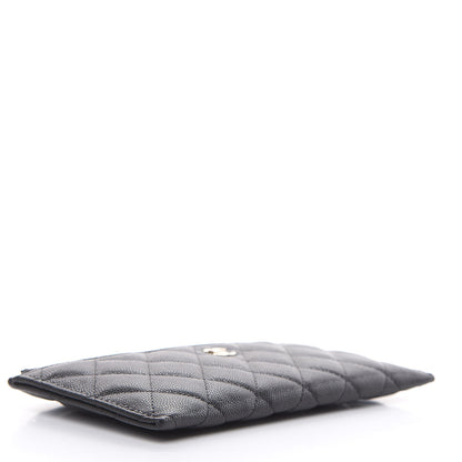 Chanel Caviar Quilted Classic Zip Pouch Black 4 of 9