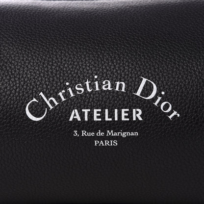 Christian Dior HOMME Grained Calfskin Mens Roller Pouch Black 8 of 8