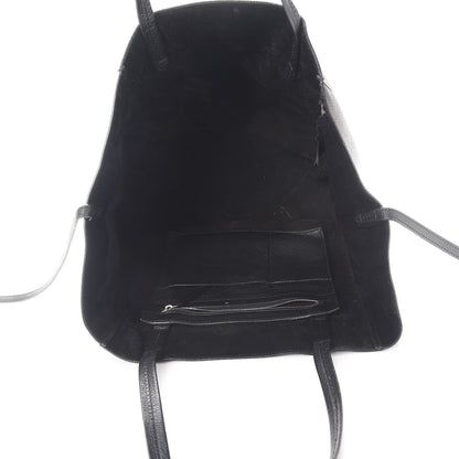Celine Grained Calfskin Medium Horizontal Cabas Phantom Black 5 of 18