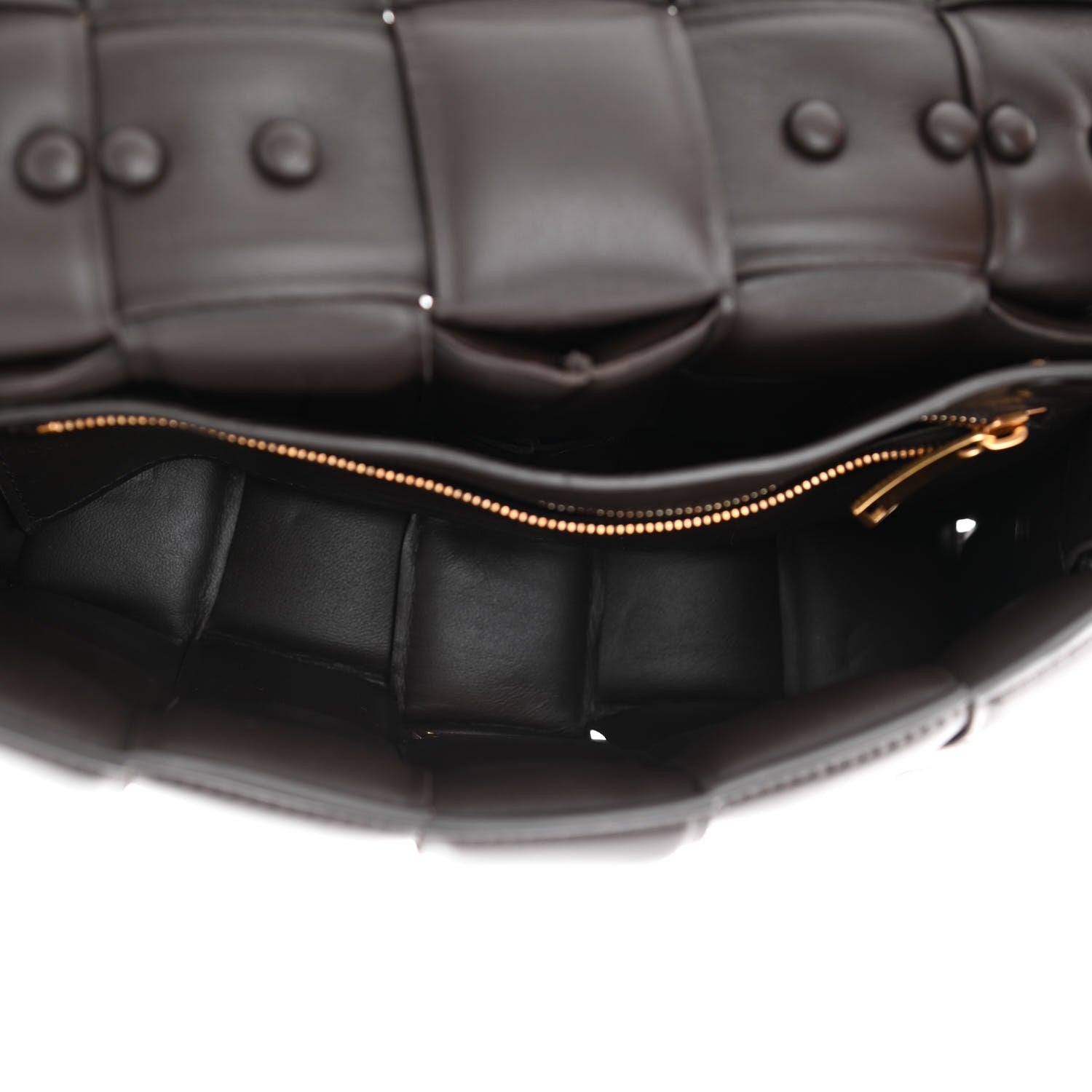 Bottega Veneta Lambskin Maxi Intreccio Padded Chain Cassette Crossbody Bag Black 5 of 11