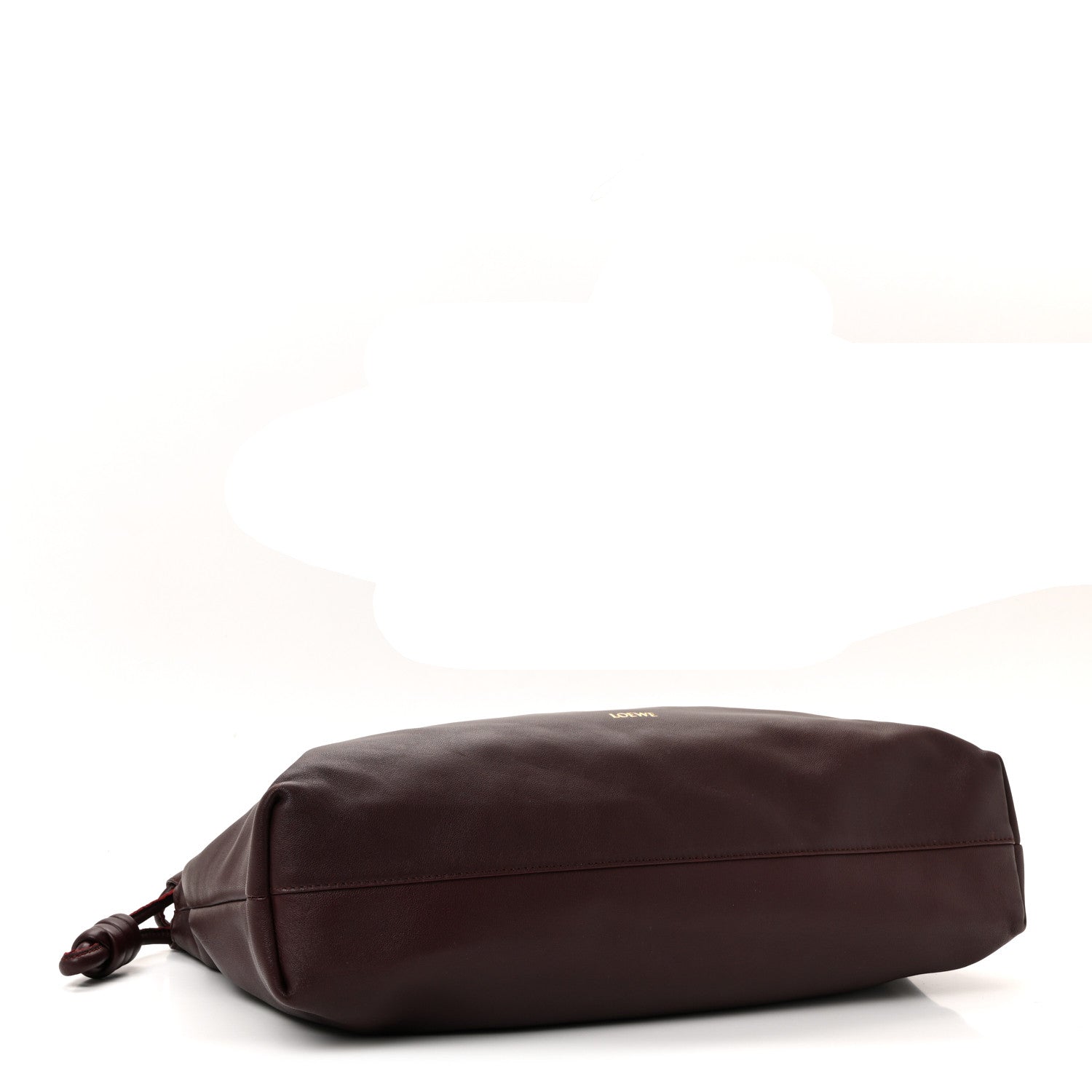 Loewe Mellow Nappa Donut Chain Large Flamenco Knot Clutch Dark Burgundy 4 of 10