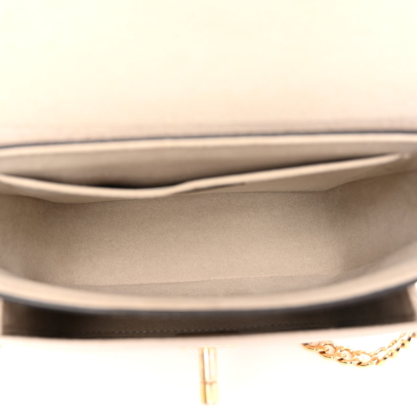 Grained Calfskin Lockme Tender Greige