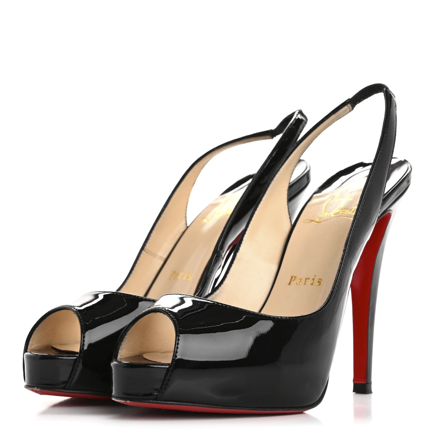 Patent Flo Sling 120 Pumps 37 Black