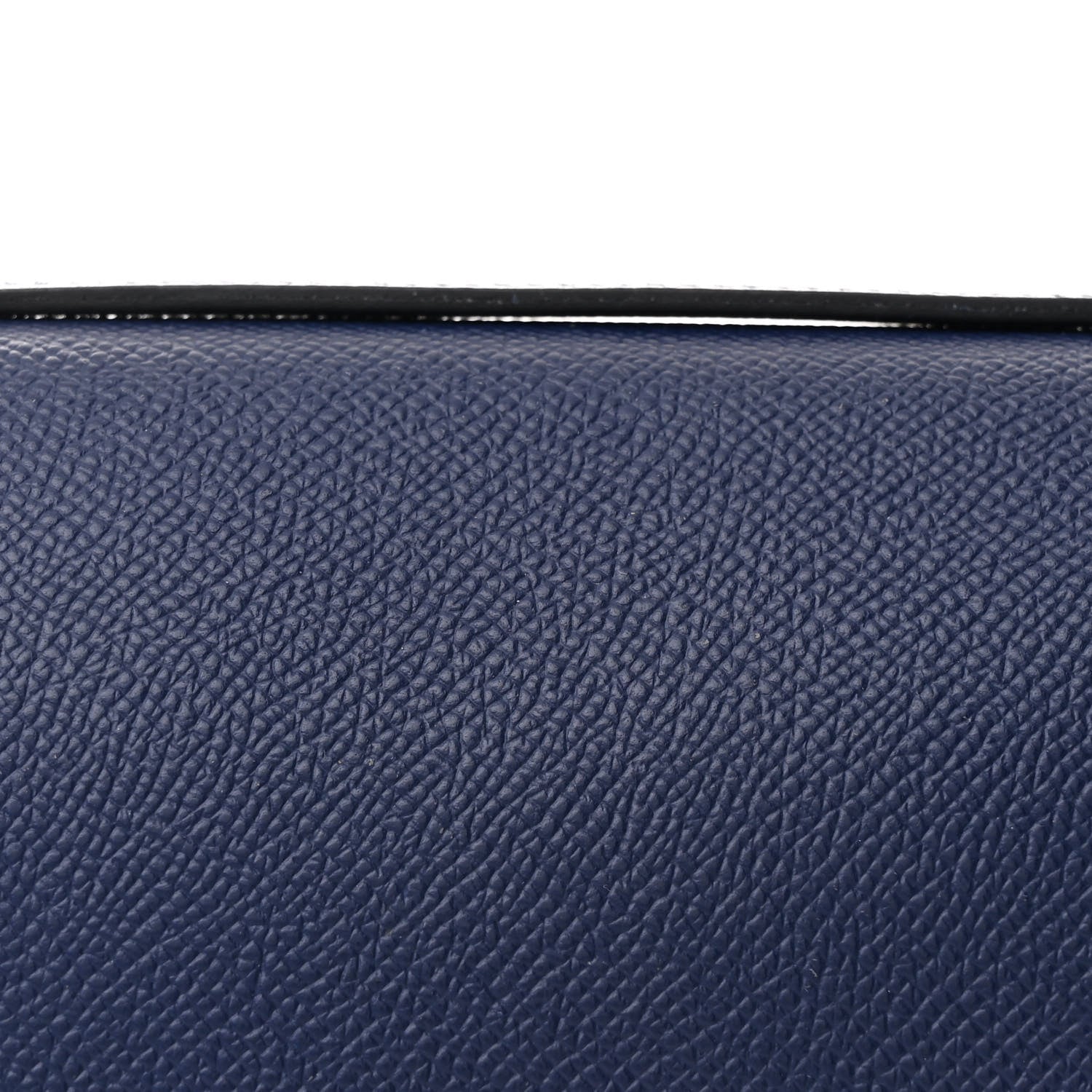 Hermes Epsom Enamel Constance 18 Bleu Saphir Orange Poppy 9 of 17