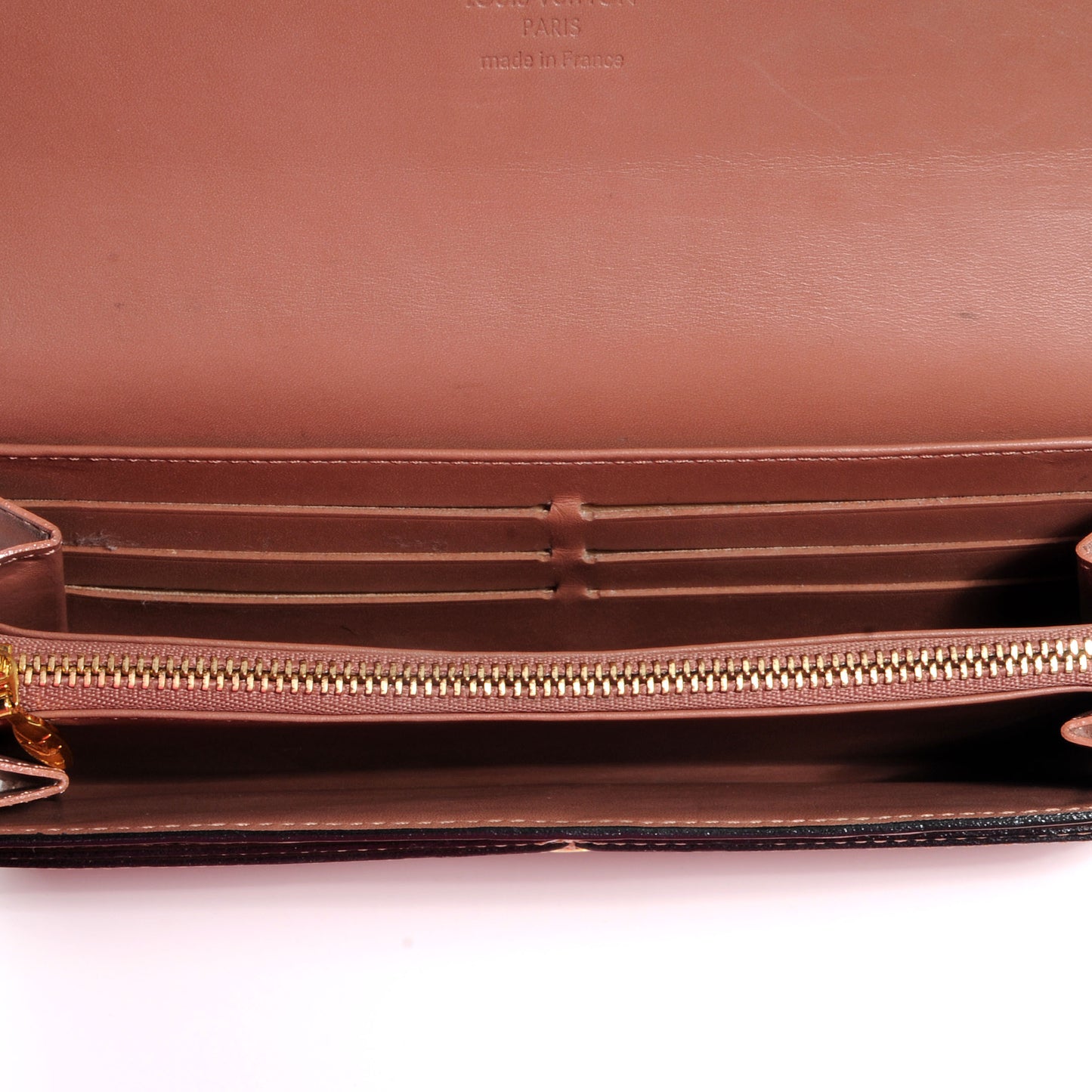 Vernis Sarah Wallet Rose Velours