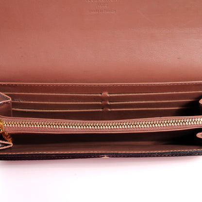 Louis Vuitton Vernis Sarah Wallet Rose Velours 8 of 11