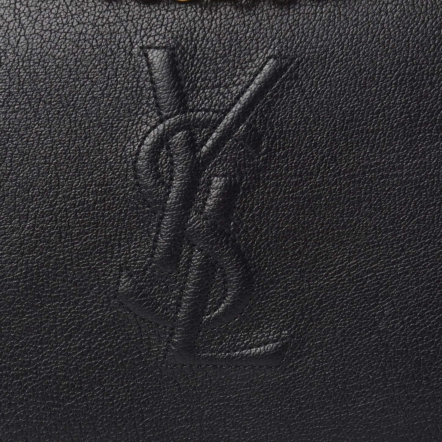 Calfskin Monogram Belle de Jour Chain Clutch Black