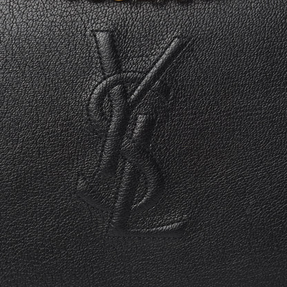 Saint Laurent Calfskin Monogram Belle de Jour Chain Clutch Black 9 of 10
