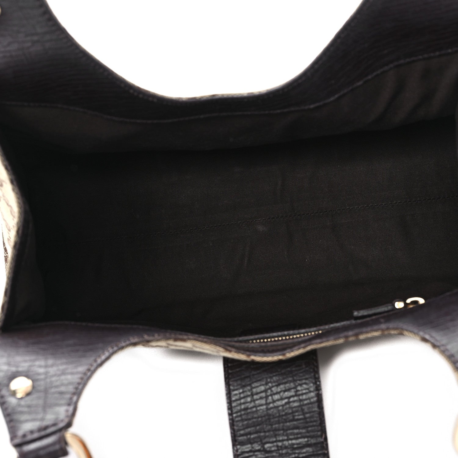 Gucci Monogram Web Junco Shoulder Bag Dark Brown 5 of 12