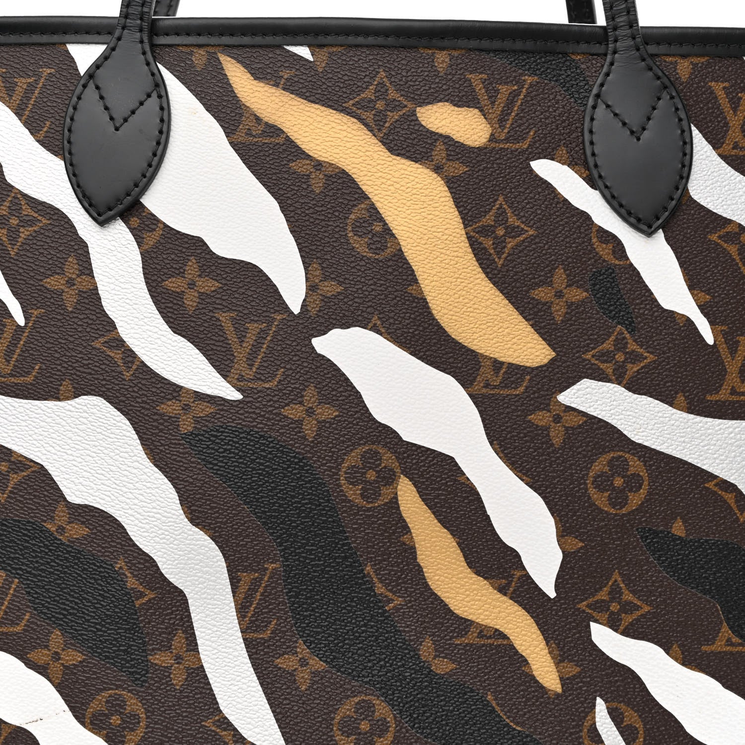 Louis Vuitton x LoL Monogram Neverfull MM Gold Silver 8 of 11