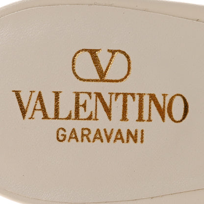 Valentino Garavani Calfskin Vlogo Cut Out 60mm Slide Sandals 41 Light Ivory 8 of 9