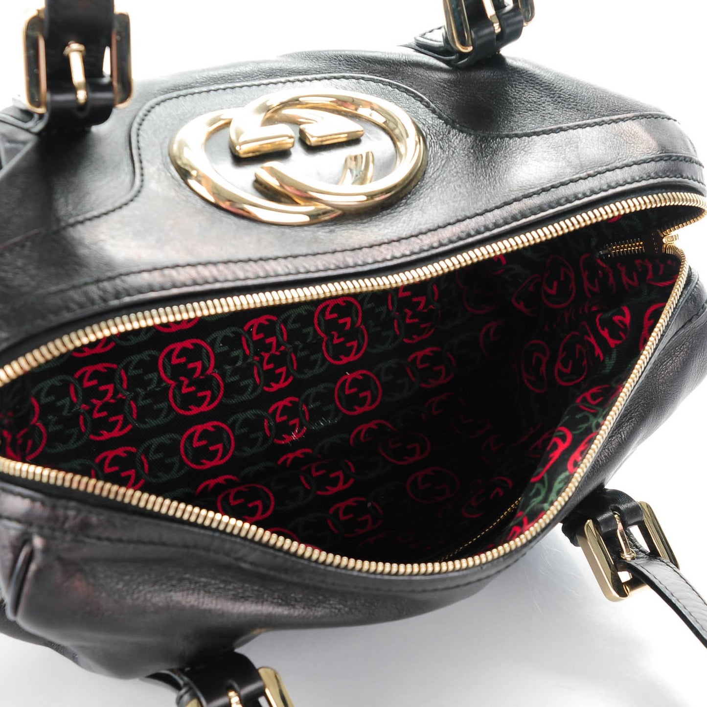Calfskin Small Britt Boston Black