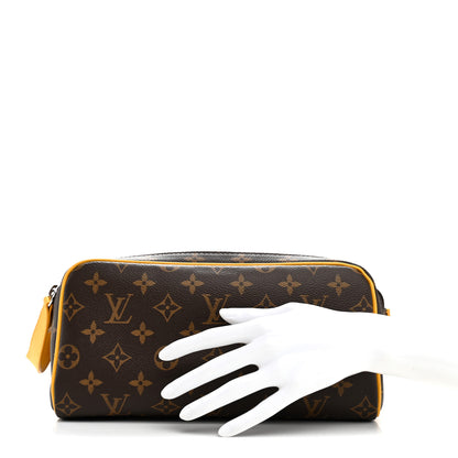 Louis Vuitton Monogram Macassar Dopp Kit Toilet Pouch Safran Yellow 2 of 7