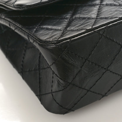 Chanel Aged Calfskin Quilted 2.55 Reissue 225 Flap So Black 8 of 9