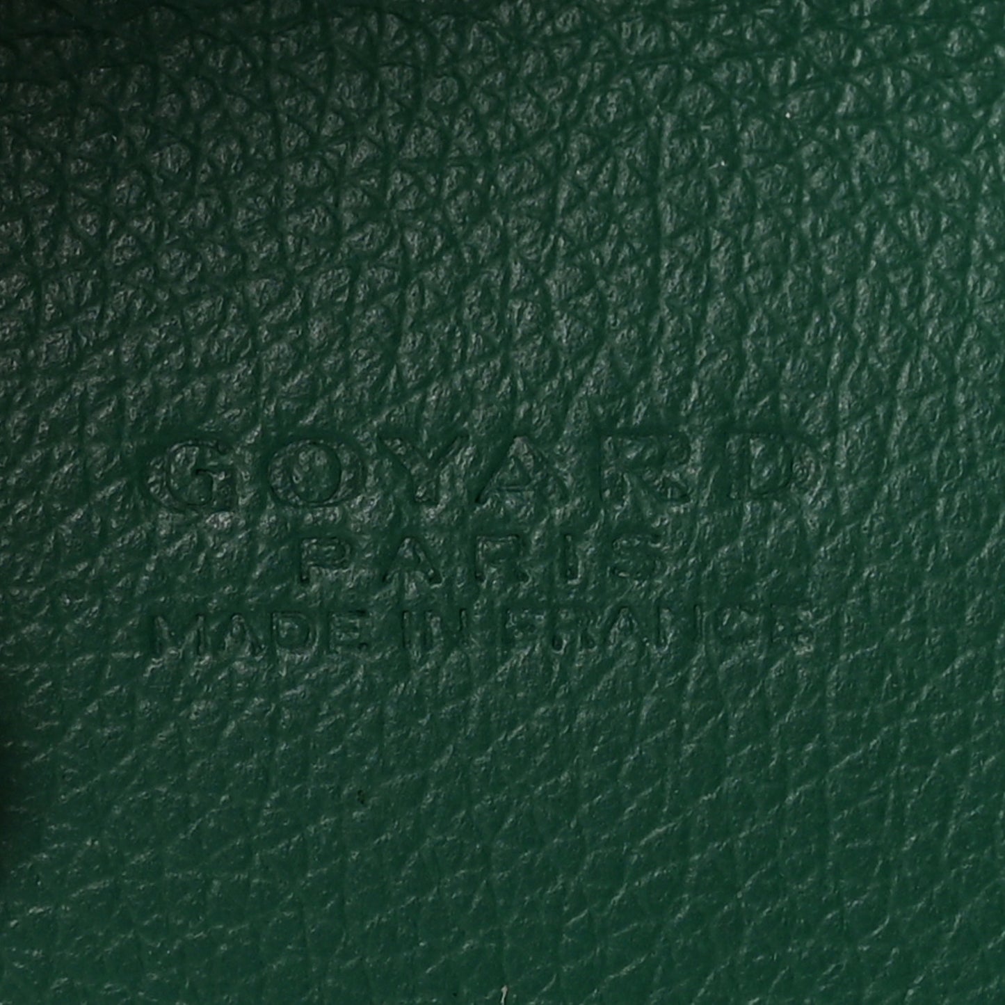 Calfskin Bag Clip Green