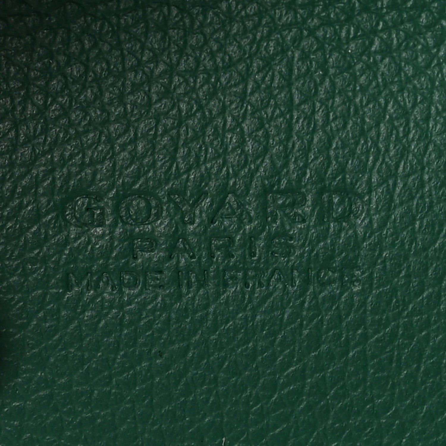 Goyard Calfskin Bag Clip Green 3 of 3