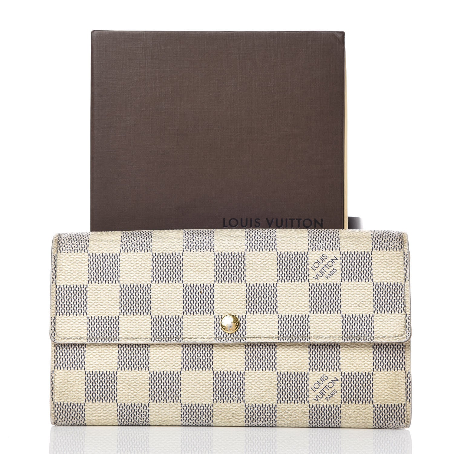 Louis Vuitton Damier Azur Sarah Wallet 15 of 15