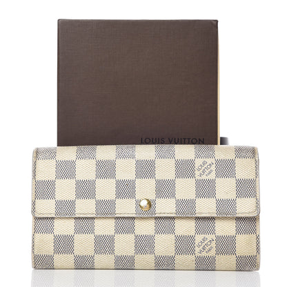 Louis Vuitton Damier Azur Sarah Wallet 15 of 15