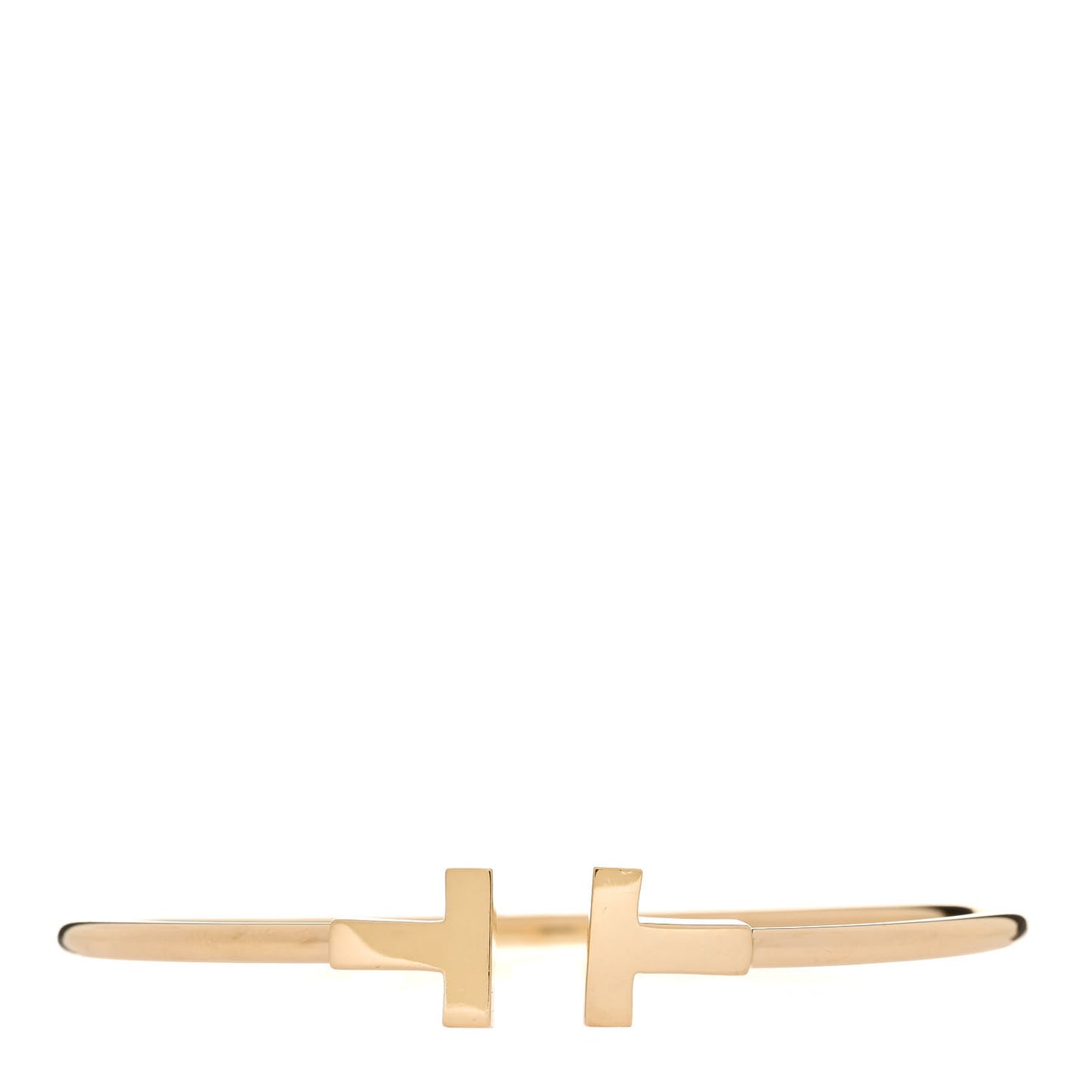 18K Yellow Gold T Wire Bracelet