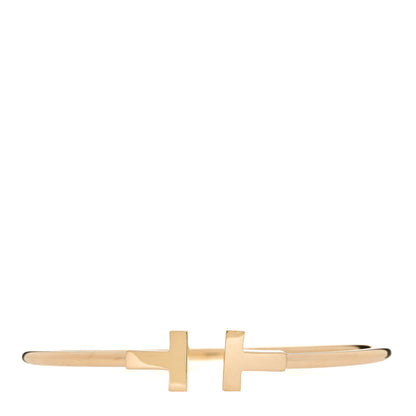 Tiffany 18K Yellow Gold T Wire Bracelet 1 of 4