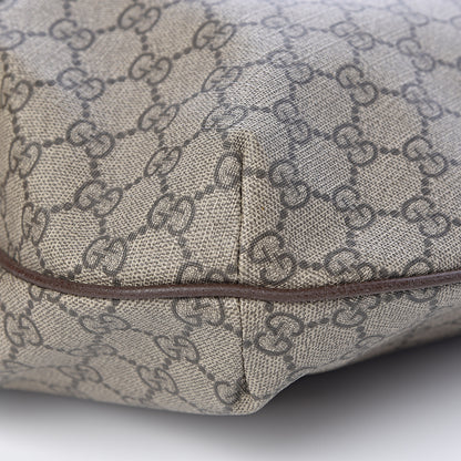 Gucci GG Supreme Monogram Web Ophidia Half Moon Hobo Brown 9 of 10