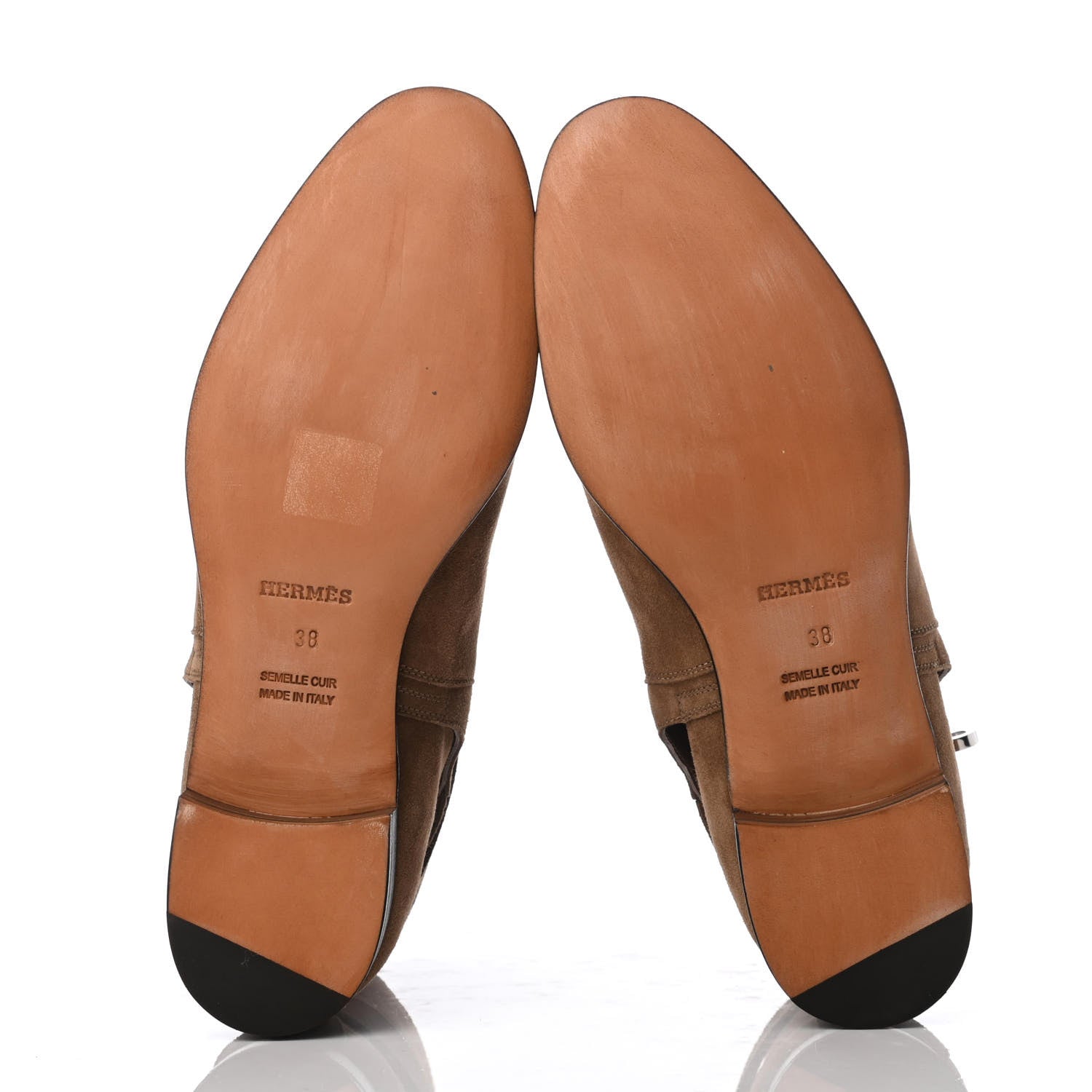 Hermes Suede Neo Low Boots 38 Ecorce 10 of 20