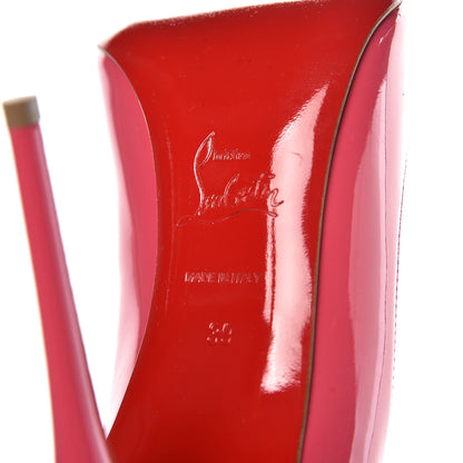 Christian Louboutin Patent Pigalle Follies 100 Pumps 39 Pinky 6 of 12