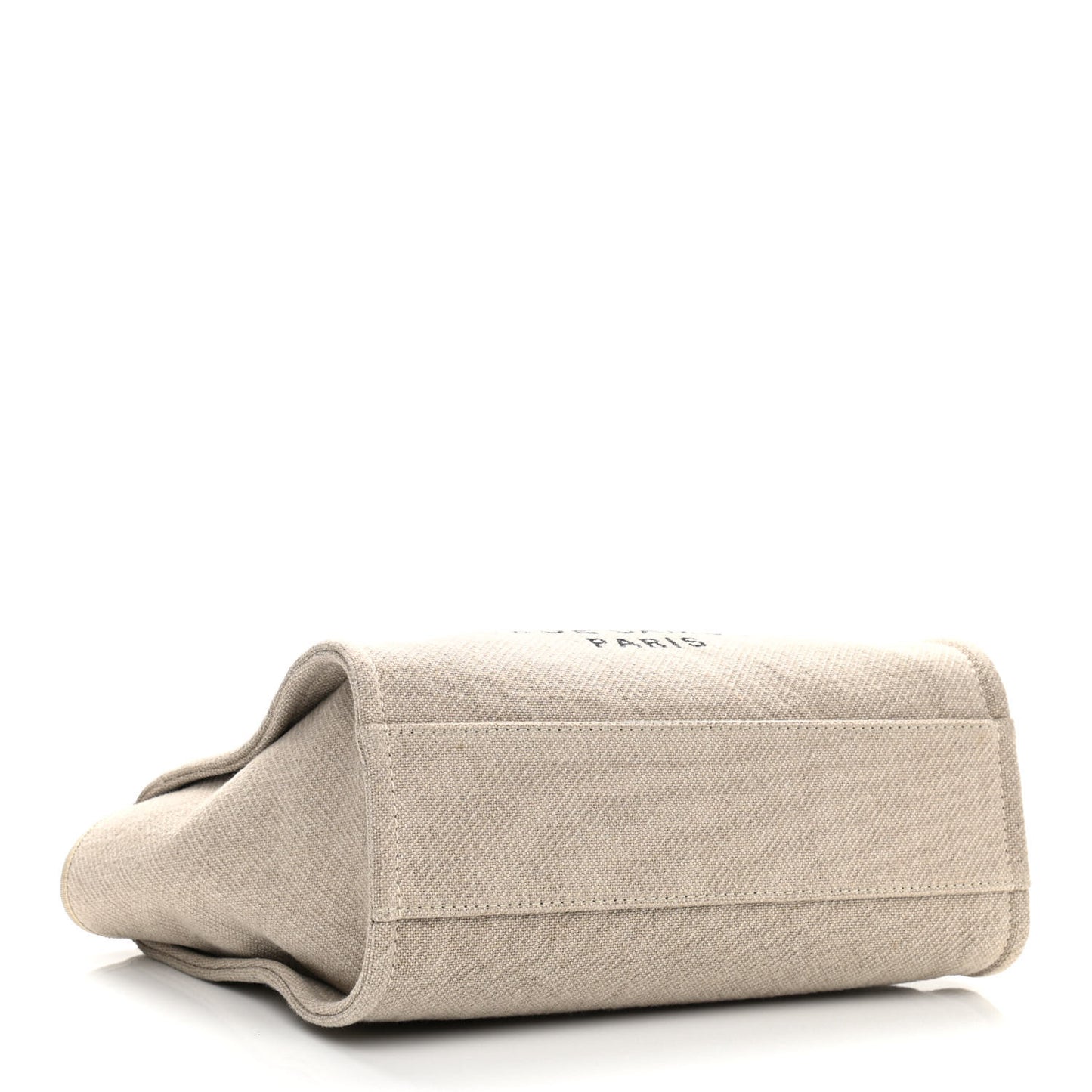 Mixed Fibers Deauville Tote Beige Black