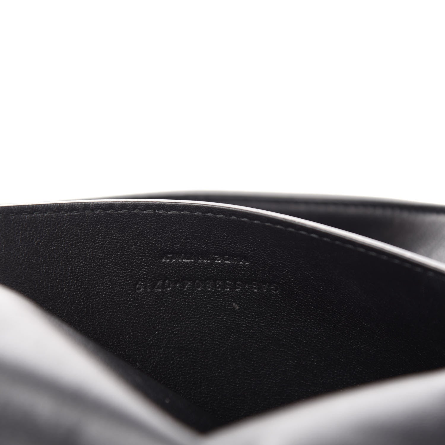 Saint Laurent Smooth Calfskin Suede Medium Reversible Monogram Kate Satchel Black 9 of 10
