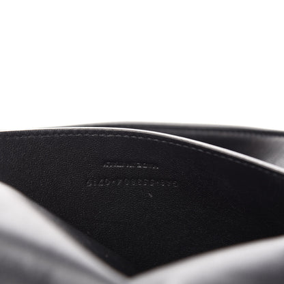 Saint Laurent Smooth Calfskin Suede Medium Reversible Monogram Kate Satchel Black 9 of 10