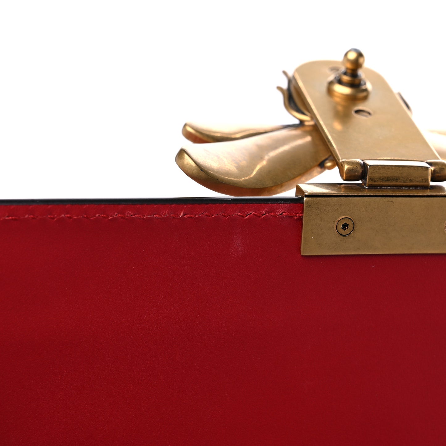 Calfskin Sylvie Web Small Queen Margaret Top Handle Bag Blue Agata Hibiscus Red Mystic White Sugar Pink