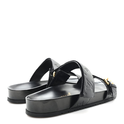 Louis Vuitton Empreinte Bom Dia Mule Sandals 41 Black 5 of 10