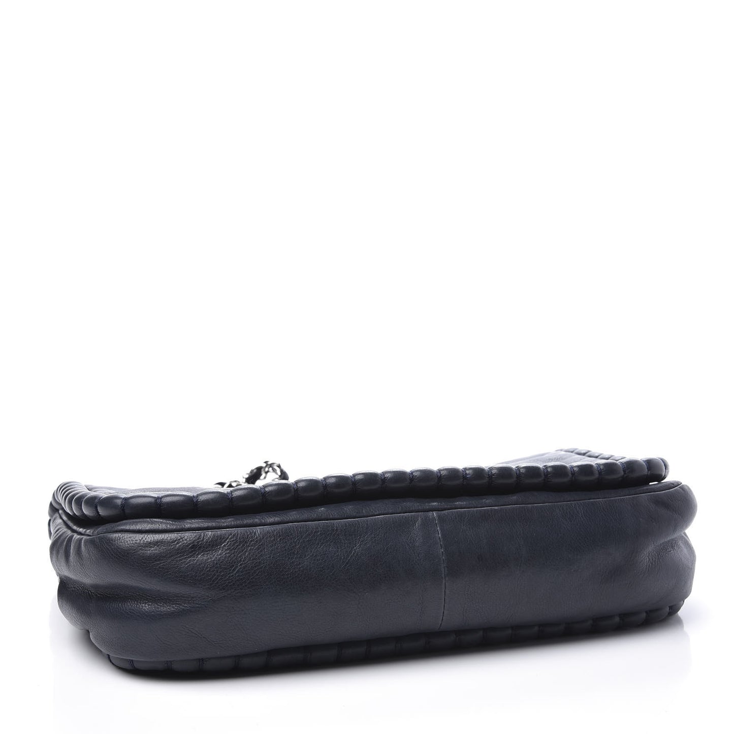 Calfskin Medium On the Bund Flap Navy