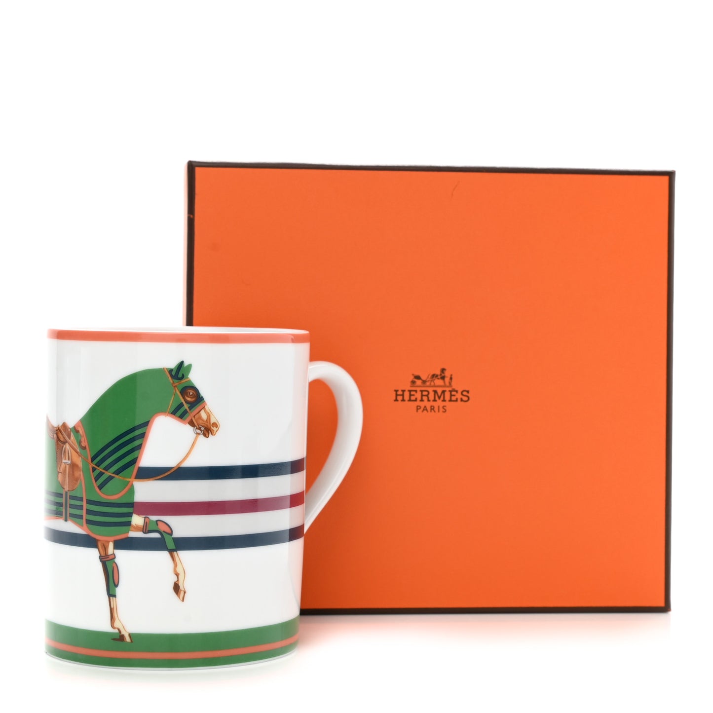 Porcelain Cheval A La Couverture Mug