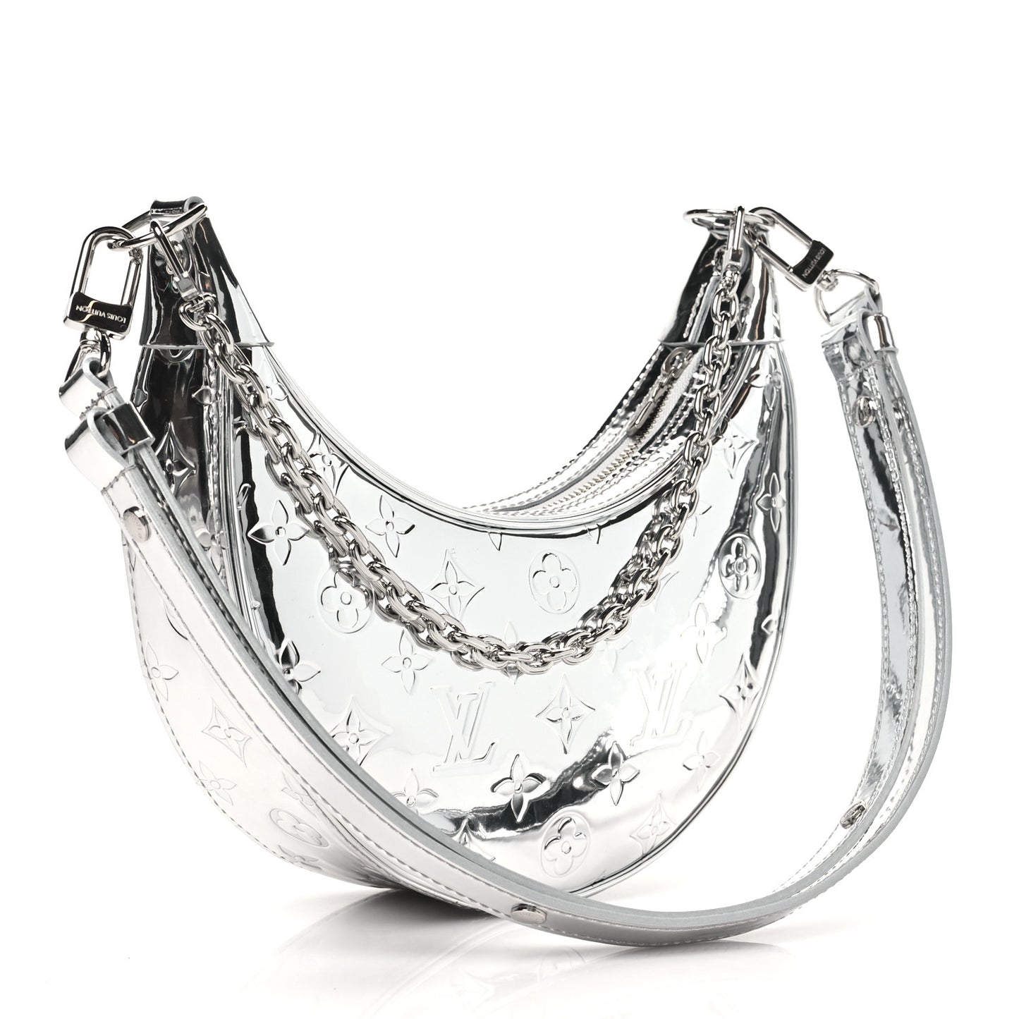 Monogram Miroir Loop PM Silver