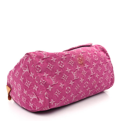 Louis Vuitton Monogram Denim Neo Speedy Fuchsia 4 of 12