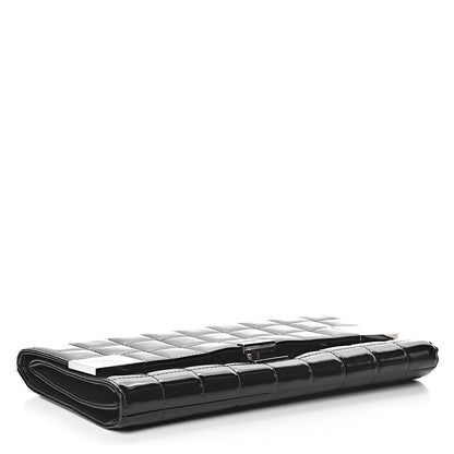 Chanel Patent Chocolate Bar Clutch Black 4 of 13