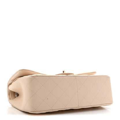 Chanel Caviar Quilted Jumbo Double Flap Light Beige 6 of 25
