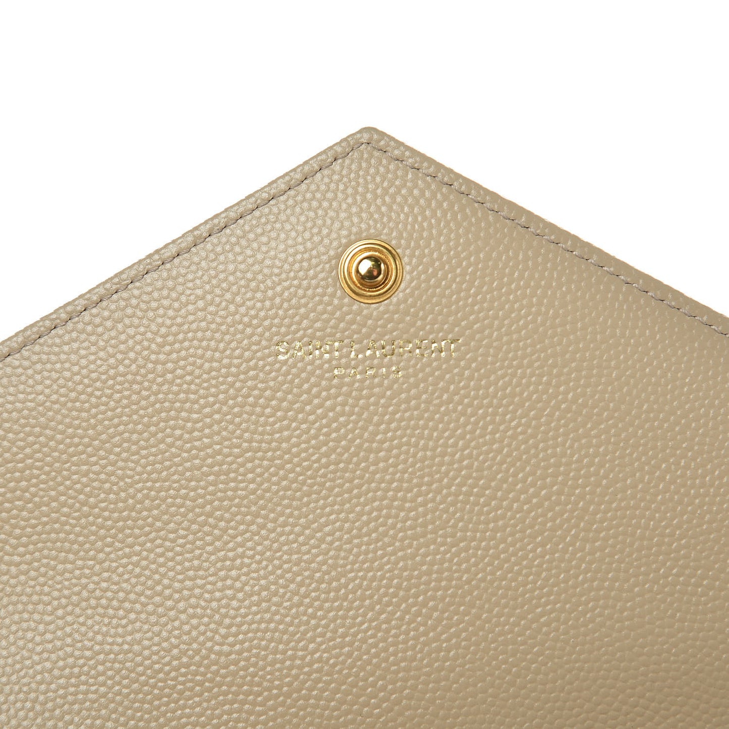 Grain De Poudre Matelasse Chevron Monogram Chain Wallet Nude Powder