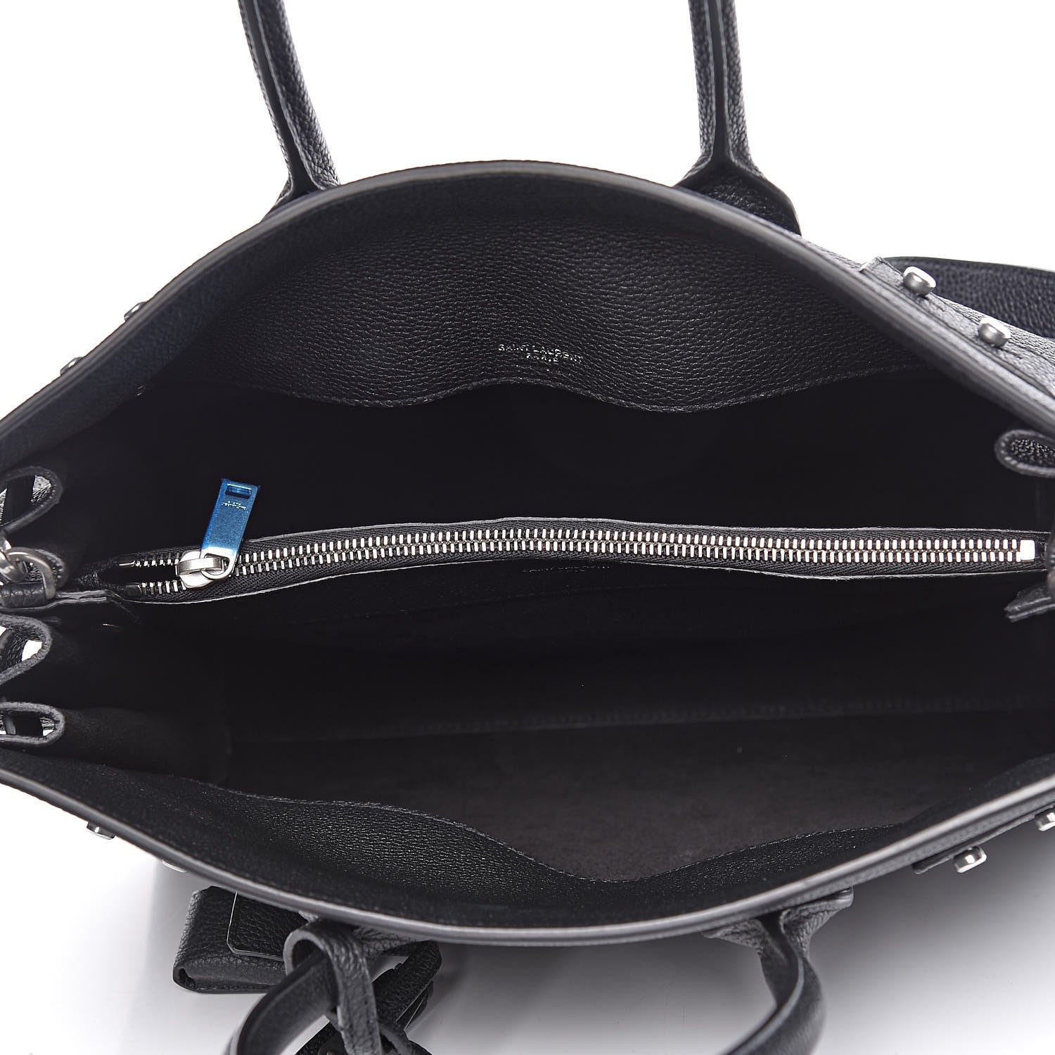 Saint Laurent Grained Calfskin Small Supple Sac De Jour Black 5 of 11