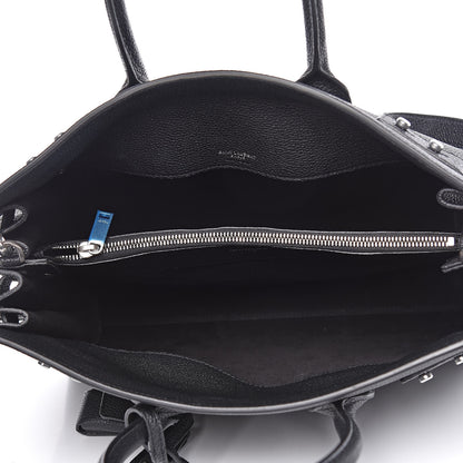 Saint Laurent Grained Calfskin Small Supple Sac De Jour Black 5 of 11