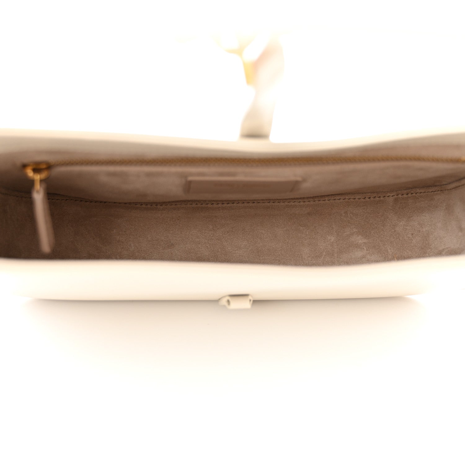 Saint Laurent Smooth Calfskin Le 5 A 7 Hobo Blanc Vintage 5 of 10